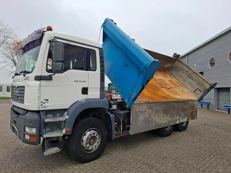 MAN TGA 26.310 / 6X4 / 2XBIG AXLE / 2SIDE TIPPER / ONLY:545423 KM / TUV:06-05-2026 / FULL-STEEL / AIRCO / MANUAL / EURO-4 / 2005 - Кипер: слика 2 MAN TGA 26.310 / 6X4 / 2XBIG AXLE / 2SIDE TIPPER / ONLY:545423 KM / TUV:06-05-2026 / FULL-STEEL / AIRCO / MANUAL / EURO-4 / 2005 - Кипер: слика 2
