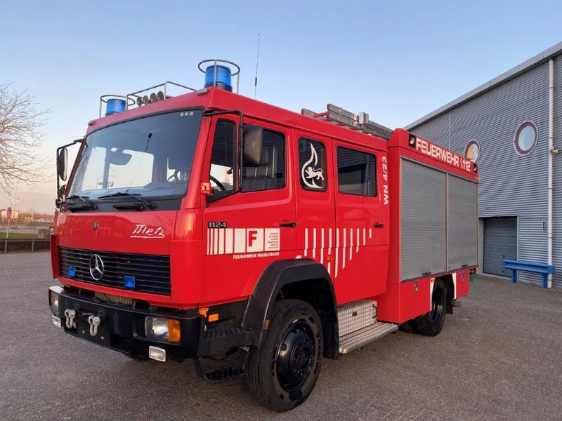 Mercedes-Benz 1124 AF / 4X4 / GERMAN TRUCK / WATERTANK 2400 LITER+POMP / GOOD CONDITION / ONLY:25235 KM / MARGE / MANUAL / 1996 - Противпожарен камион: слика 1 Mercedes-Benz 1124 AF / 4X4 / GERMAN TRUCK / WATERTANK 2400 LITER+POMP / GOOD CONDITION / ONLY:25235 KM / MARGE / MANUAL / 1996 - Противпожарен камион: слика 1
