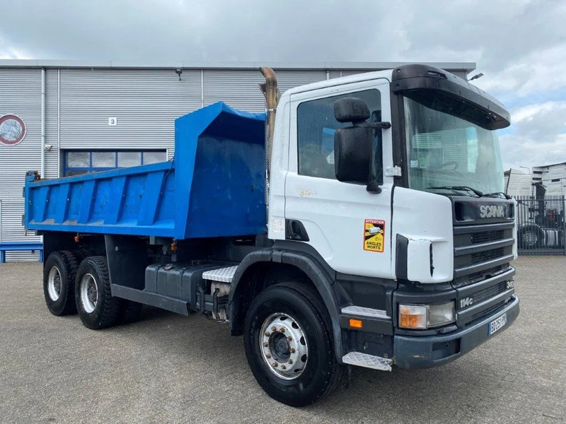 Scania 114-340 / 6X4 / 2 SIDE TIPPER / BIG AXLE / FULL-STEEL / DRUM BRAKES / MANUAL / 1999 - Кипер: слика 4 Scania 114-340 / 6X4 / 2 SIDE TIPPER / BIG AXLE / FULL-STEEL / DRUM BRAKES / MANUAL / 1999 - Кипер: слика 4