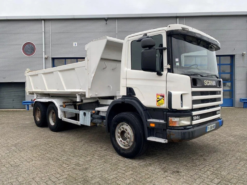 Scania 124-400 / 6X4 / RETARDER / BIG AXLE / FULL STEEL / 2SIDE TIPPER / OLD TACHO / AIRCO / MANUAL / EURO-2 / 2000 - Кипер: слика 5 Scania 124-400 / 6X4 / RETARDER / BIG AXLE / FULL STEEL / 2SIDE TIPPER / OLD TACHO / AIRCO / MANUAL / EURO-2 / 2000 - Кипер: слика 5