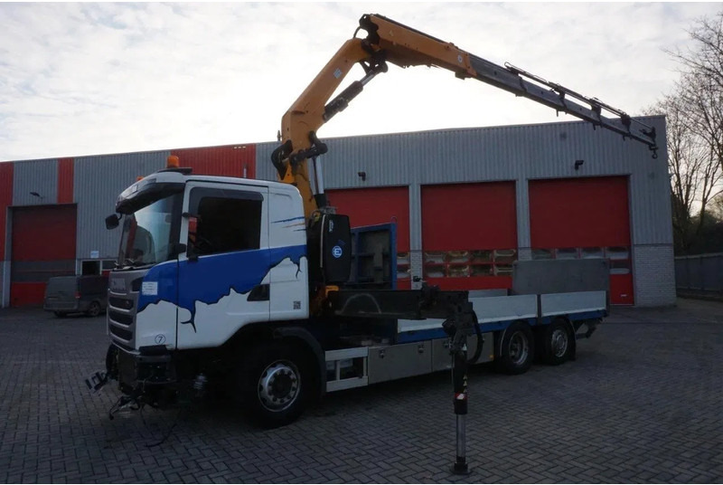 Scania G490 / ENGINE RUNNING / RETARDER / EFFER 255-5S CRANE REMOTE / PLATFORM / FULL-AIR / AUTOMATIC / EURO-6 / 2014 - Камион со кран: слика 2 Scania G490 / ENGINE RUNNING / RETARDER / EFFER 255-5S CRANE REMOTE / PLATFORM / FULL-AIR / AUTOMATIC / EURO-6 / 2014 - Камион со кран: слика 2