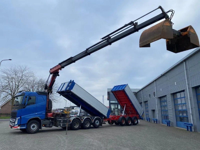 Volvo FH4-500 / HMF 3220K-RC / REMOTE / ROTATOR / 3SIDE TIPPER / DYNAMIC STEERING / ONLY:302623 KM / AUTOMATIC / EURO-6 / 2017 - Камион со кран: слика 1 Volvo FH4-500 / HMF 3220K-RC / REMOTE / ROTATOR / 3SIDE TIPPER / DYNAMIC STEERING / ONLY:302623 KM / AUTOMATIC / EURO-6 / 2017 - Камион со кран: слика 1
