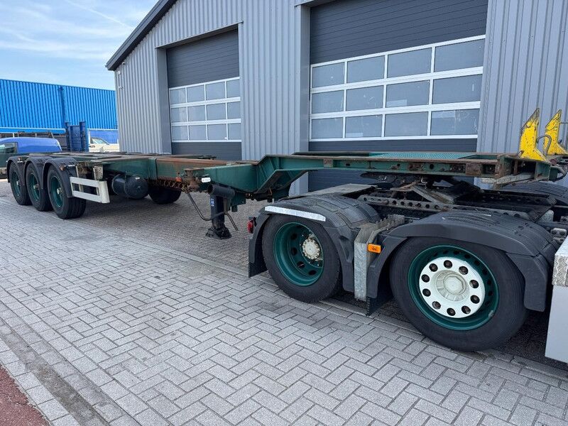 Pacton 3-ass Multi Container Chassis, All Container Connection - Транспортер на контејнер/ Полуприколка со променливо тело: слика 1 Pacton 3-ass Multi Container Chassis, All Container Connection - Транспортер на контејнер/ Полуприколка со променливо тело: слика 1