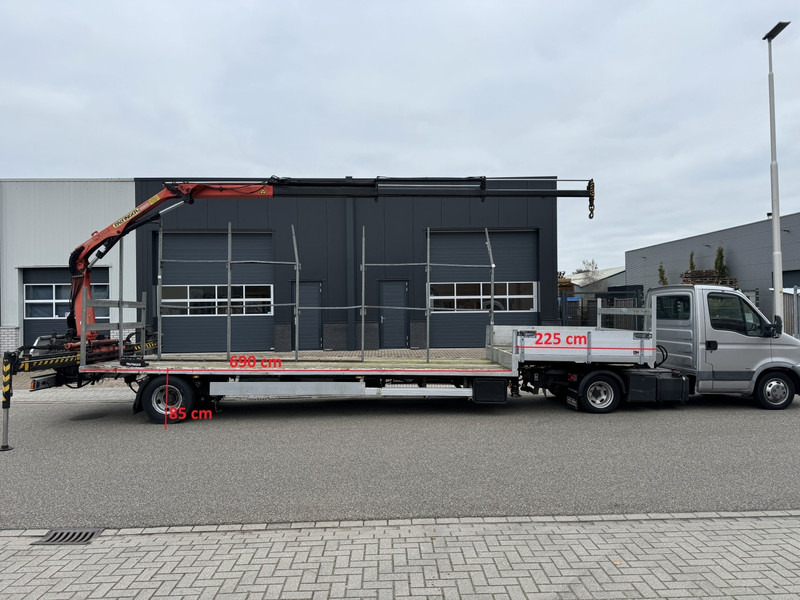 Полуприколка Tracon Trailers TOS 1.5-6.6 Palfinger PK4501 - 3, Remote: слика 1