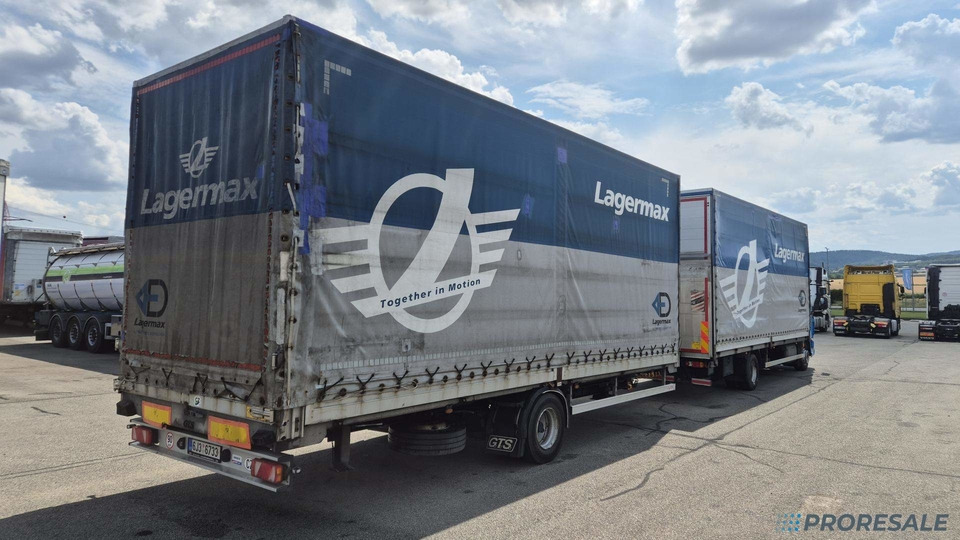 DAF LF 260 FA EURO 6 valník s plachtou + hydraulické čelo - prodejné jen s přívěsem GTS P0471Z - cena je za celou soupravu - Камион со церада: слика 3 DAF LF 260 FA EURO 6 valník s plachtou + hydraulické čelo - prodejné jen s přívěsem GTS P0471Z - cena je za celou soupravu - Камион со церада: слика 3