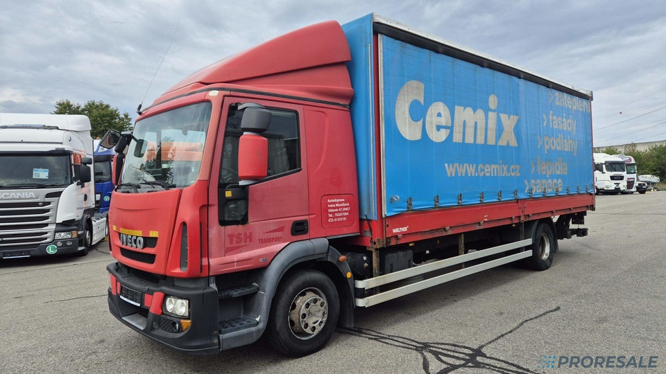 IVECO EUROCARGO ML 140E28 EURO 5 - valník s plachtou + hydraulické čelo 1,5 t - Камион со церада: слика 2 IVECO EUROCARGO ML 140E28 EURO 5 - valník s plachtou + hydraulické čelo 1,5 t - Камион со церада: слика 2