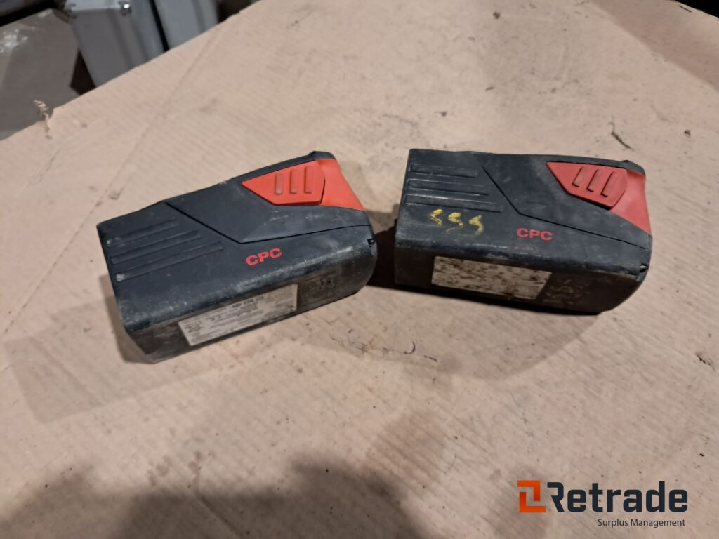 2 stk Hilti Batterier 36 volt - Градежна опрема: слика 2 2 stk Hilti Batterier 36 volt - Градежна опрема: слика 2