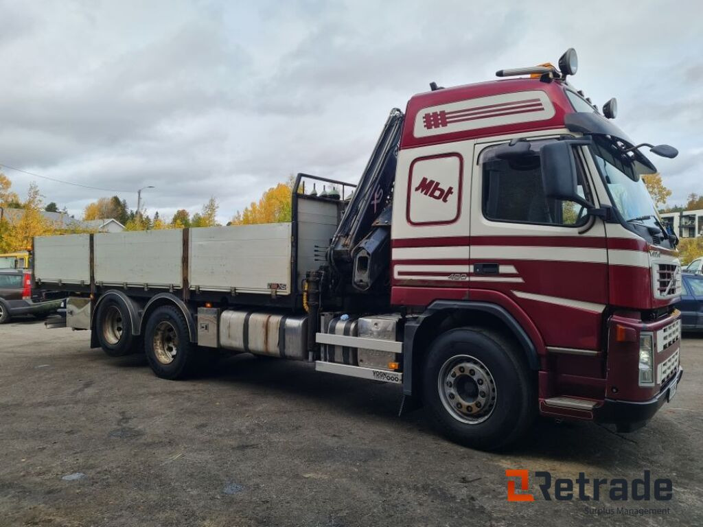 2010mod. VOLVO FM 400HK - Камион со платформа, Камион со кран: слика 1 2010mod. VOLVO FM 400HK - Камион со платформа, Камион со кран: слика 1