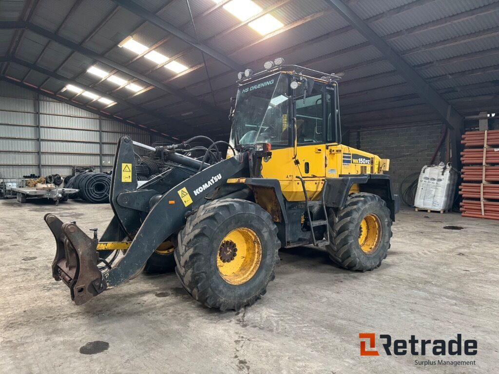 Hjullæsser Komatsu WA 150 - Натоварувач на тркала: слика 1 Hjullæsser Komatsu WA 150 - Натоварувач на тркала: слика 1