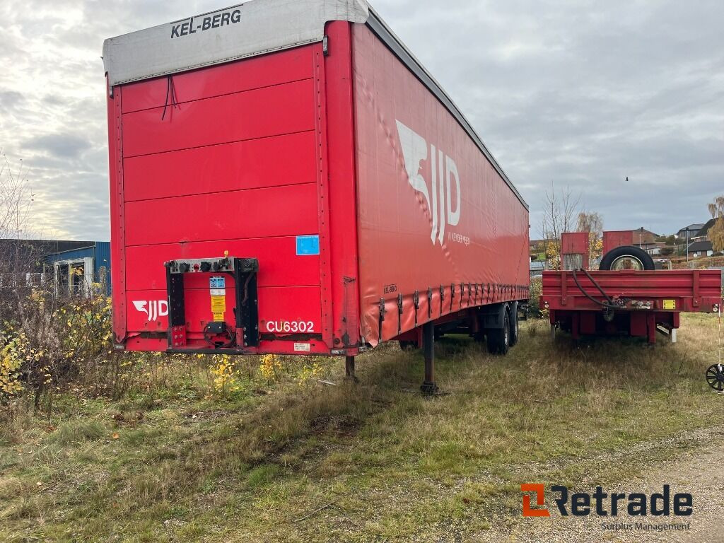 Lastbiltrailer KELBERG D500V- 7100 lukket trailer. - Полуприколка со церада: слика 1 Lastbiltrailer KELBERG D500V- 7100 lukket trailer. - Полуприколка со церада: слика 1