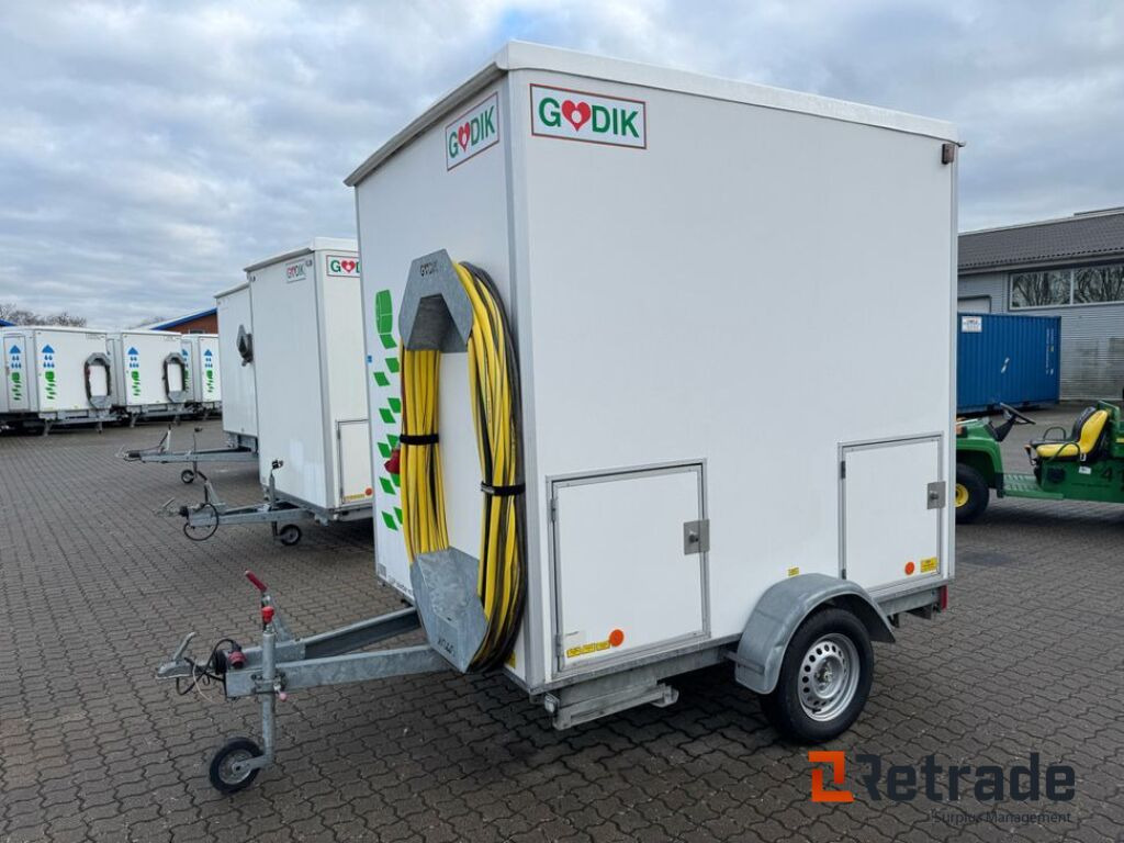 Scanvogn Badmobil Xl B m/2 WC og kværn (A0025180) - Градежен контејнер, Приколка: слика 1 Scanvogn Badmobil Xl B m/2 WC og kværn (A0025180) - Градежен контејнер, Приколка: слика 1