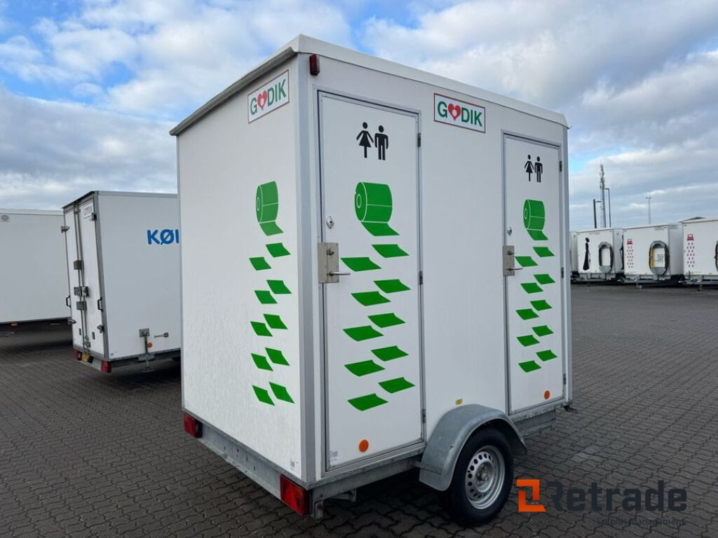 Scanvogn Badmobil Xl B m/2 WC og kværn (A0025180) - Градежен контејнер, Приколка: слика 4 Scanvogn Badmobil Xl B m/2 WC og kværn (A0025180) - Градежен контејнер, Приколка: слика 4