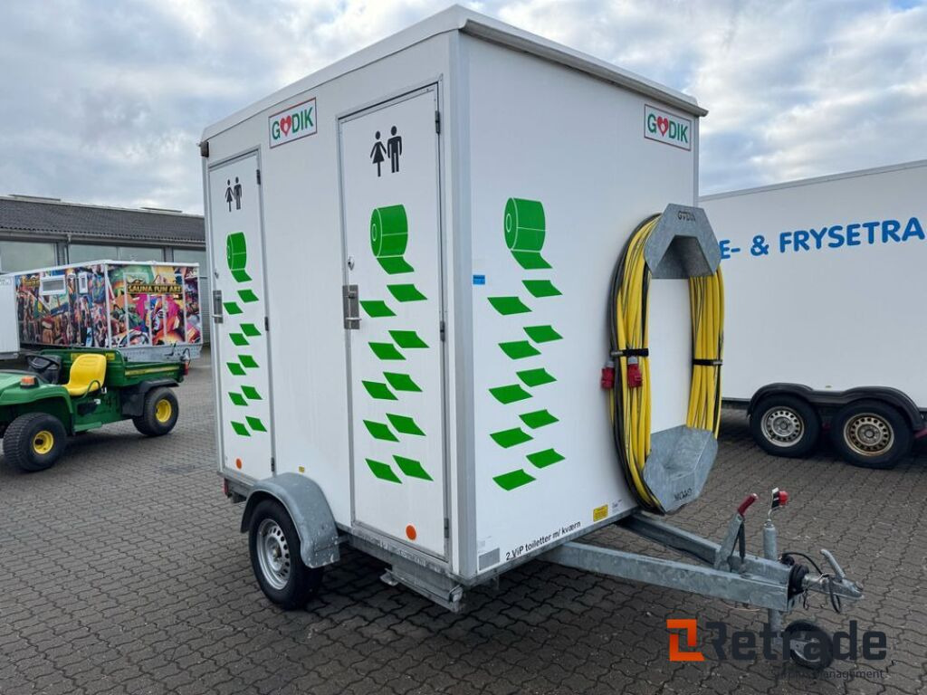 Scanvogn Badmobil Xl B m/2 WC og kværn (A0025180) - Градежен контејнер, Приколка: слика 3 Scanvogn Badmobil Xl B m/2 WC og kværn (A0025180) - Градежен контејнер, Приколка: слика 3