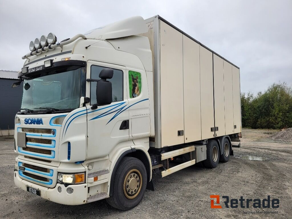 Skåpbil SCANIA R480LB6X2MNB - Камион сандучар: слика 1 Skåpbil SCANIA R480LB6X2MNB - Камион сандучар: слика 1