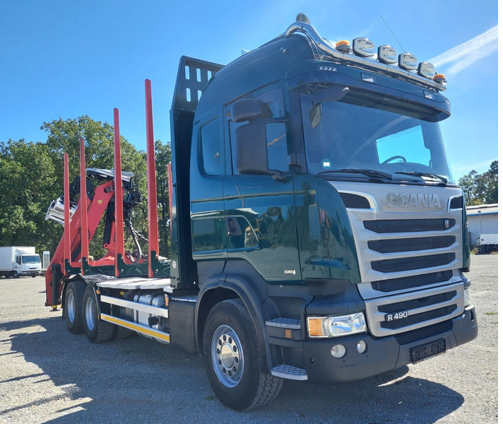Scania R490 6x4 Euro 6 Kurzholz Palfinger AHK (2) - Камион за дрва, Камион со кран: слика 5 Scania R490 6x4 Euro 6 Kurzholz Palfinger AHK (2) - Камион за дрва, Камион со кран: слика 5