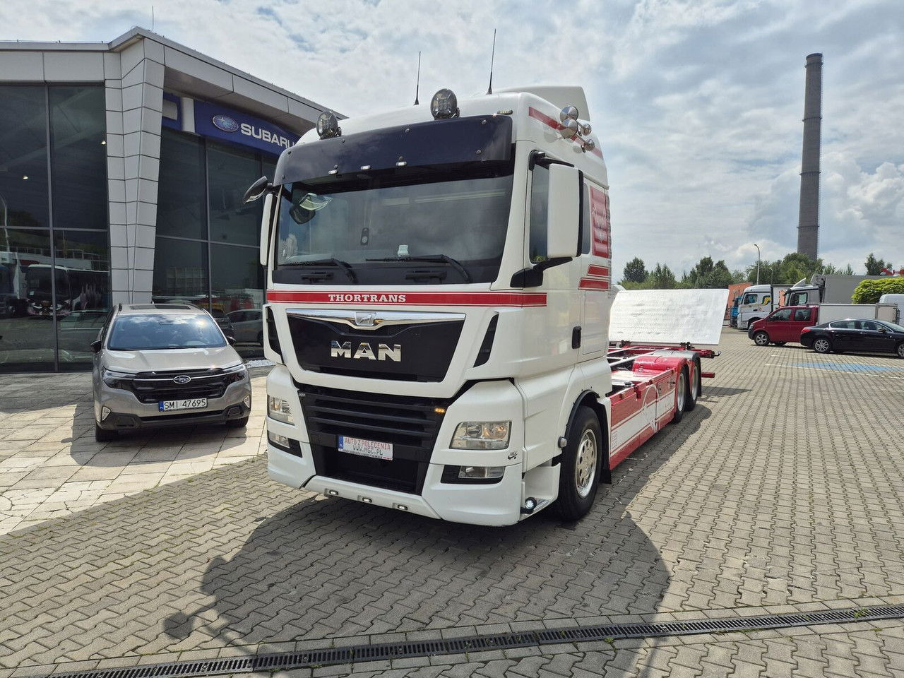 MAN TGX 28 28.420 , 6x2-2 LL / Trailer HFR KM 20 / 1 Owner / E6 /Techni - Транспортер на контејнер/ Камион со променливо тело: слика 2 MAN TGX 28 28.420 , 6x2-2 LL / Trailer HFR KM 20 / 1 Owner / E6 /Techni - Транспортер на контејнер/ Камион со променливо тело: слика 2