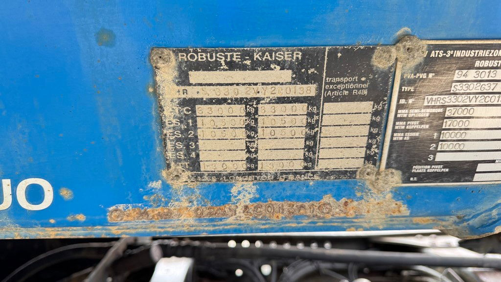 Кипер полуприколка Kaiser Robuste 2 axle tipper trailer - hydr. back: слика 15 Кипер полуприколка Kaiser Robuste 2 axle tipper trailer - hydr. back: слика 15