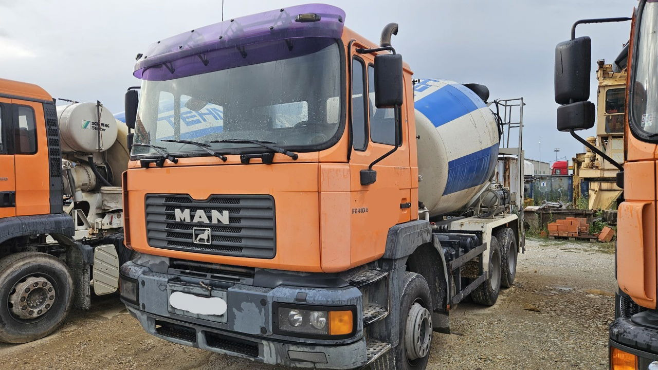 MAN FE 410A 6x4 mixer - 7m3 - euro 3 - Камион миксер за бетон: слика 1 MAN FE 410A 6x4 mixer - 7m3 - euro 3 - Камион миксер за бетон: слика 1