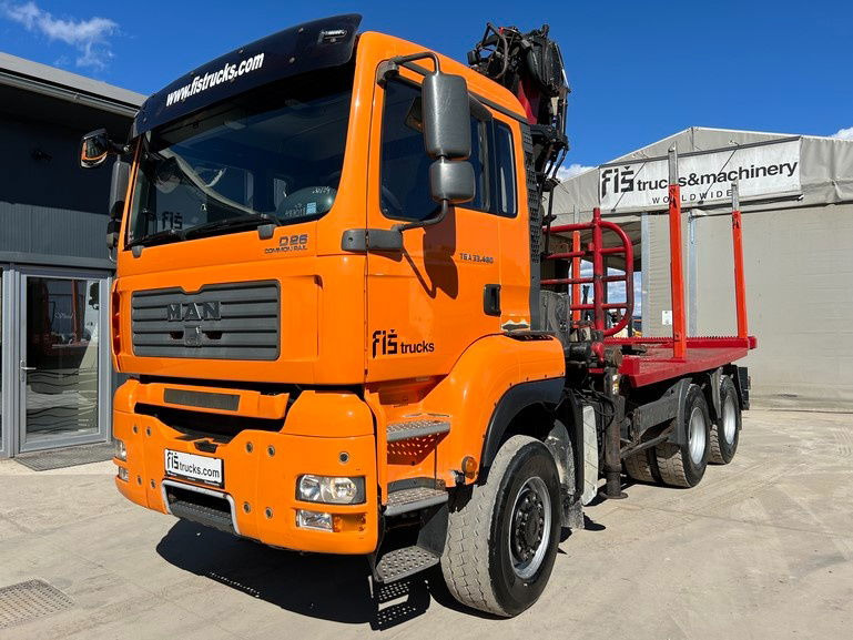 MAN TGA 33.480 6x6 forest truck - Complete Spring - LIV 170 Z + scissors - Камион за дрва: слика 1 MAN TGA 33.480 6x6 forest truck - Complete Spring - LIV 170 Z + scissors - Камион за дрва: слика 1