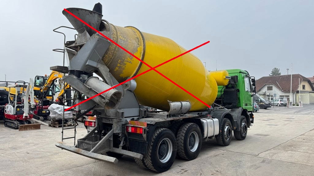 Mercedes-Benz Actros 4143 8x4 chassis - big axle - Камион со кабинска шасија: слика 4 Mercedes-Benz Actros 4143 8x4 chassis - big axle - Камион со кабинска шасија: слика 4