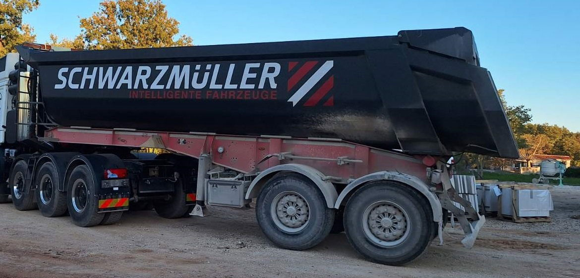 Schwarzmüller SMK10VLN Tipper Trailer - 2 Axle - 24m3 - Кипер полуприколка: слика 1 Schwarzmüller SMK10VLN Tipper Trailer - 2 Axle - 24m3 - Кипер полуприколка: слика 1