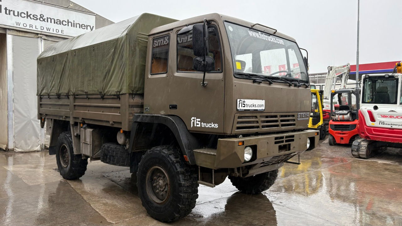 Steyr 12M18 4X4 stake body - 62.000km - Камион со церада: слика 2 Steyr 12M18 4X4 stake body - 62.000km - Камион со церада: слика 2