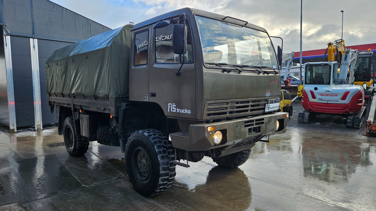 Steyr 12M18 4X4 stake body - truck - Камион со церада: слика 2 Steyr 12M18 4X4 stake body - truck - Камион со церада: слика 2