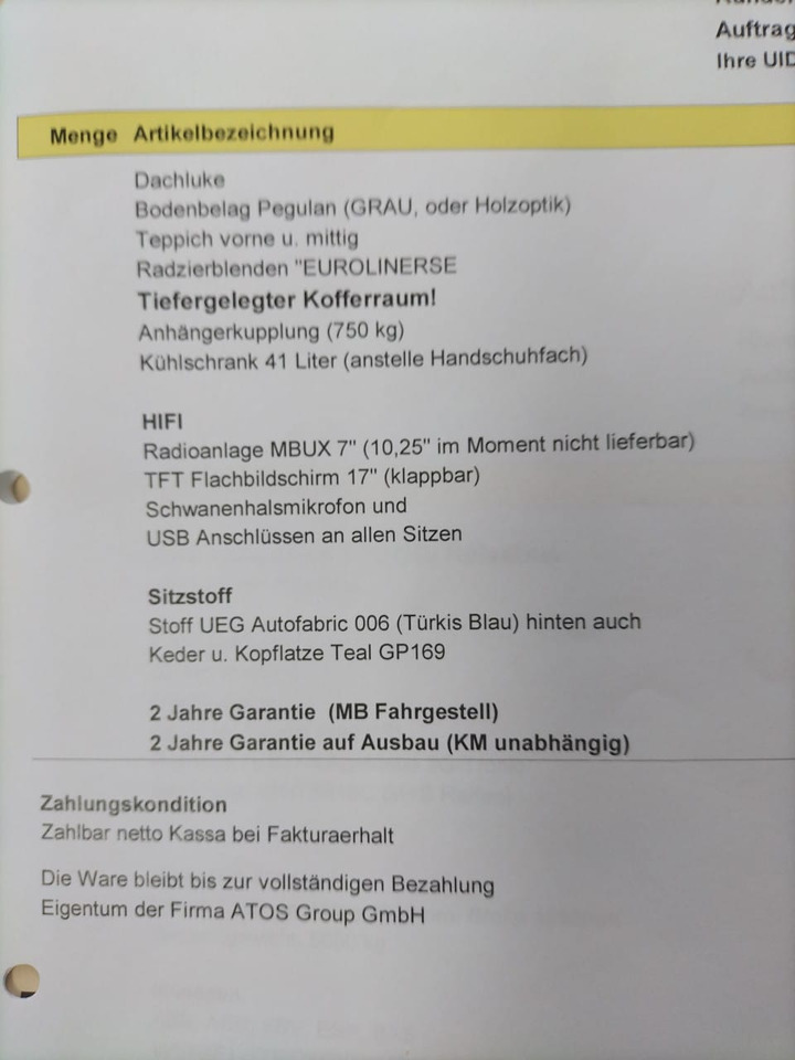 Минибус, Патничко комбе Mercedes Benz Sprinter 519cdi / Reisebus / ATOS 22+1+1 / Automatik / Telma / TV / Kühlschrank / USB: слика 6