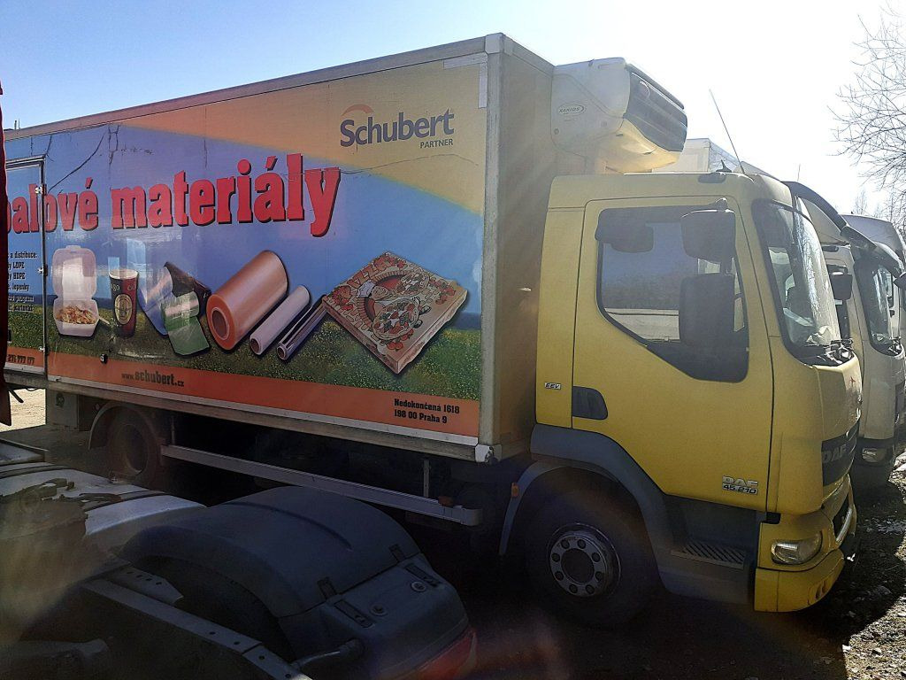 DAF LF45.210 mit Carrier Motorschaden engineproblem - Камион ладилник: слика 1 DAF LF45.210 mit Carrier Motorschaden engineproblem - Камион ладилник: слика 1