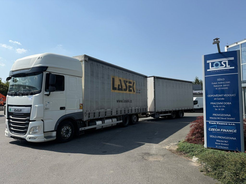 DAF XF440 EURO 6 6x2 + Agrikom - Камион со церада: слика 1 DAF XF440 EURO 6 6x2 + Agrikom - Камион со церада: слика 1