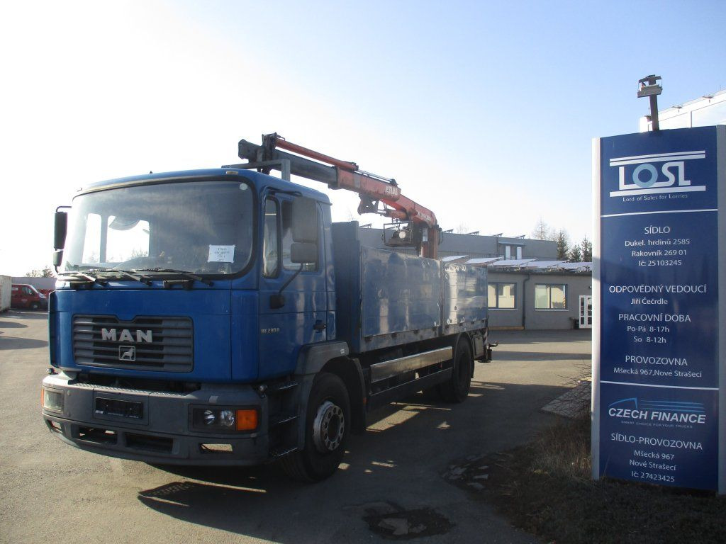 MAN 12.284 EURO 2 ATLAS - Камион со кран: слика 1 MAN 12.284 EURO 2 ATLAS - Камион со кран: слика 1