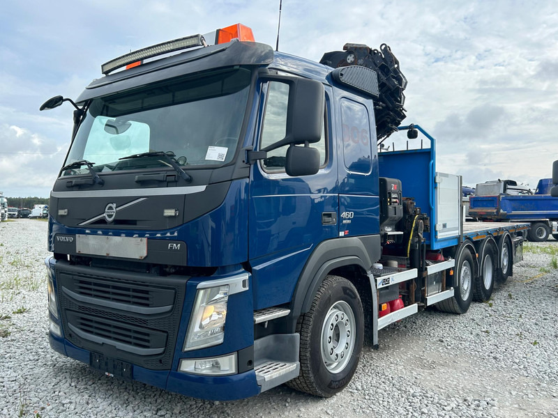 Volvo FM 460 8x2*6 | Hiab 302E-6 | TULOSSA - Камион со платформа, Камион со кран: слика 1 Volvo FM 460 8x2*6 | Hiab 302E-6 | TULOSSA - Камион со платформа, Камион со кран: слика 1