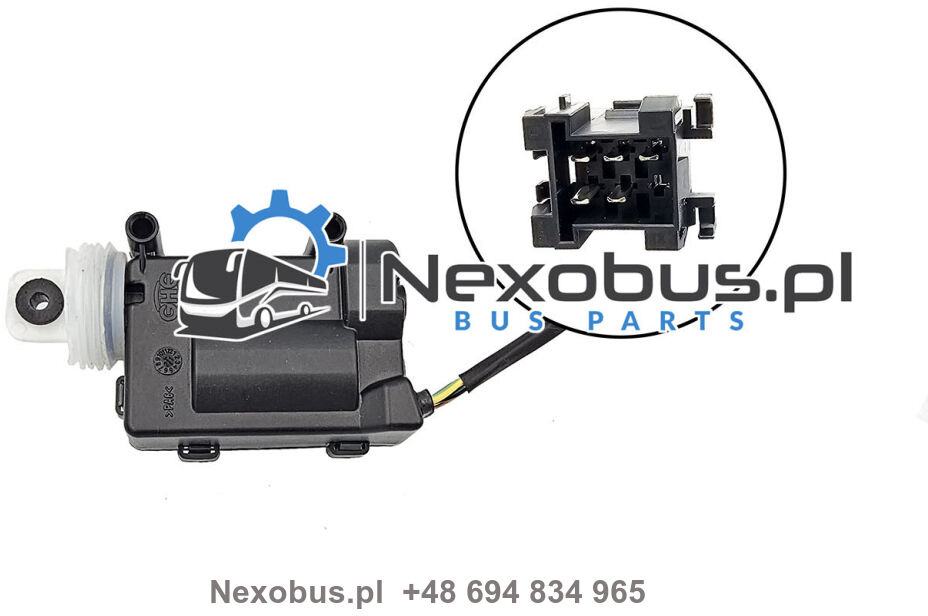 Zamek elektryczny klap Bova MAN prostokątna wtyczka - Кабина и ентериер за Автобус: слика 1 Zamek elektryczny klap Bova MAN prostokątna wtyczka - Кабина и ентериер за Автобус: слика 1