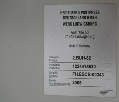 2nd station Heidelberg Stahlfolder BUH 82-6 - Машина за виткање хартија: слика 5 2nd station Heidelberg Stahlfolder BUH 82-6 - Машина за виткање хартија: слика 5