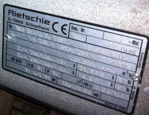 Elmo-Rietschle Side Channel Compressor Blower SKG 314-2 - Компресор за воздух: слика 2 Elmo-Rietschle Side Channel Compressor Blower SKG 314-2 - Компресор за воздух: слика 2