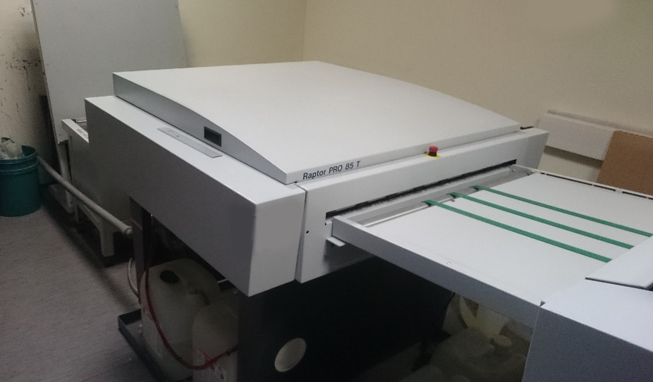 Glunz & Jensen Raptor Pro 85 Thermal Plate Development - Опрема за печатење: слика 1 Glunz & Jensen Raptor Pro 85 Thermal Plate Development - Опрема за печатење: слика 1