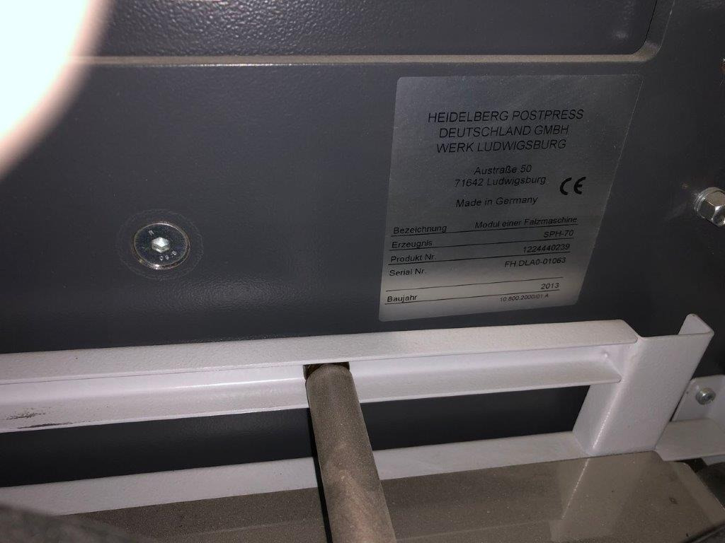 Heidelberg Stahlfolder SPH-70 stream delivery - Машина за виткање хартија: слика 4 Heidelberg Stahlfolder SPH-70 stream delivery - Машина за виткање хартија: слика 4