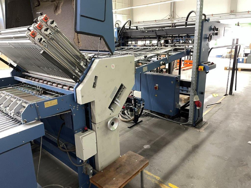 Large format Affischenfolder Herzog & Heymann M7-58.6 + M7.67-4 Mabeg feeder - Машина за виткање хартија: слика 2 Large format Affischenfolder Herzog & Heymann M7-58.6 + M7.67-4 Mabeg feeder - Машина за виткање хартија: слика 2