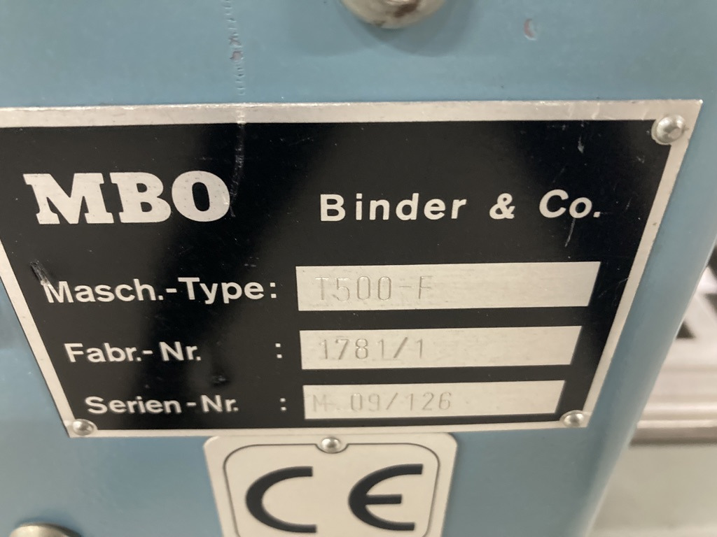 MBO buckle plate folding machine T 500-4-F - Машина за виткање хартија: слика 2 MBO buckle plate folding machine T 500-4-F - Машина за виткање хартија: слика 2
