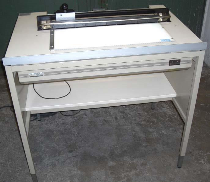 Mega steel cutter 699-2 on light table with waste box - Машина за сечење хартија: слика 4 Mega steel cutter 699-2 on light table with waste box - Машина за сечење хартија: слика 4