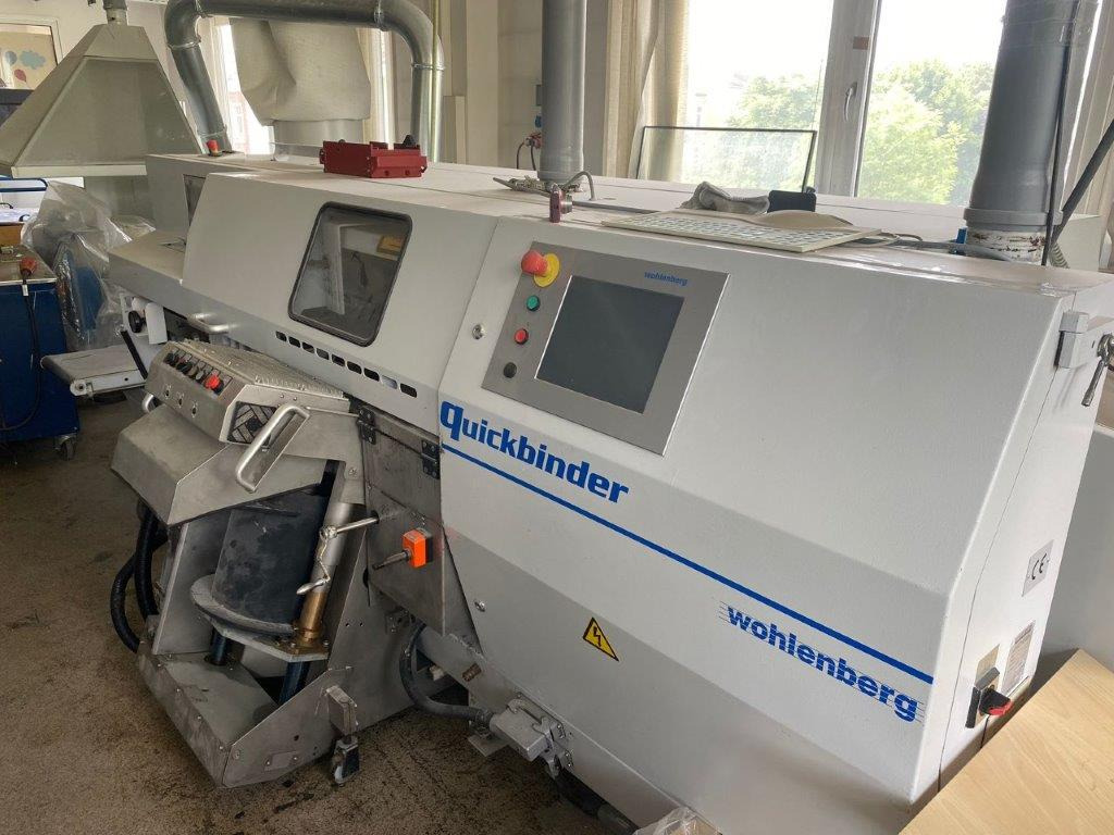 Perfect Binder Wohlenberg Quickbinder with Hotmelt, PUR and Gazing unit - Машина за укоричување: слика 1 Perfect Binder Wohlenberg Quickbinder with Hotmelt, PUR and Gazing unit - Машина за укоричување: слика 1