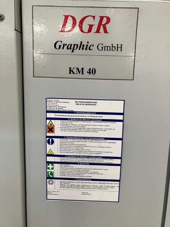 Book on Demand Perfect Binder - spine gluing station DGR Graphic KM 40 - Опрема за печатење: слика 4 Book on Demand Perfect Binder - spine gluing station DGR Graphic KM 40 - Опрема за печатење: слика 4