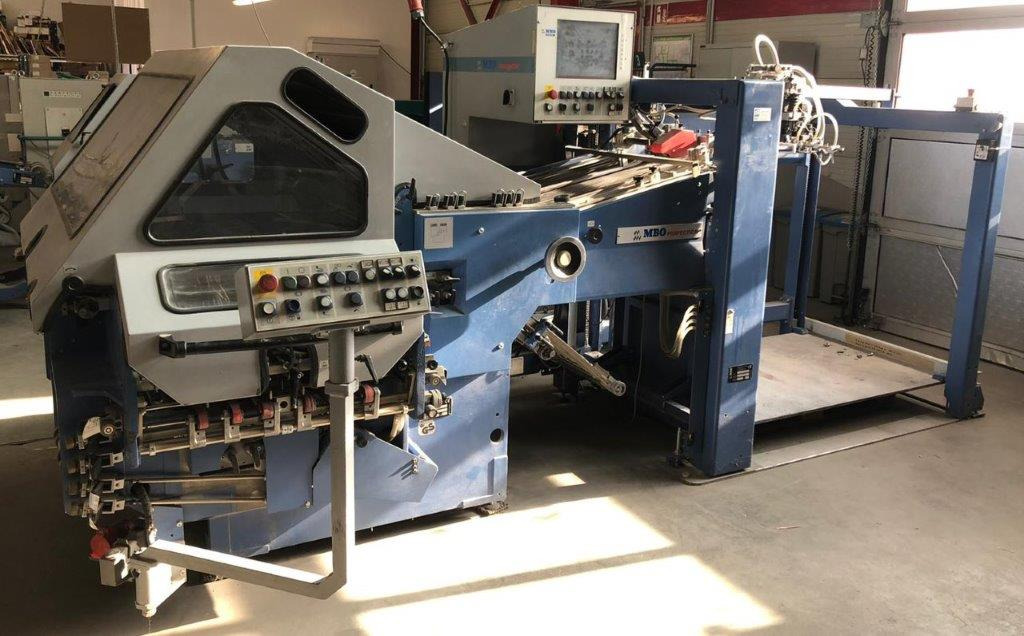 Semi-automatic adjustable combination folding machine MBO K 800.1-SKTL-4-FP from Bj. 2003 - Машина за виткање хартија: слика 2 Semi-automatic adjustable combination folding machine MBO K 800.1-SKTL-4-FP from Bj. 2003 - Машина за виткање хартија: слика 2