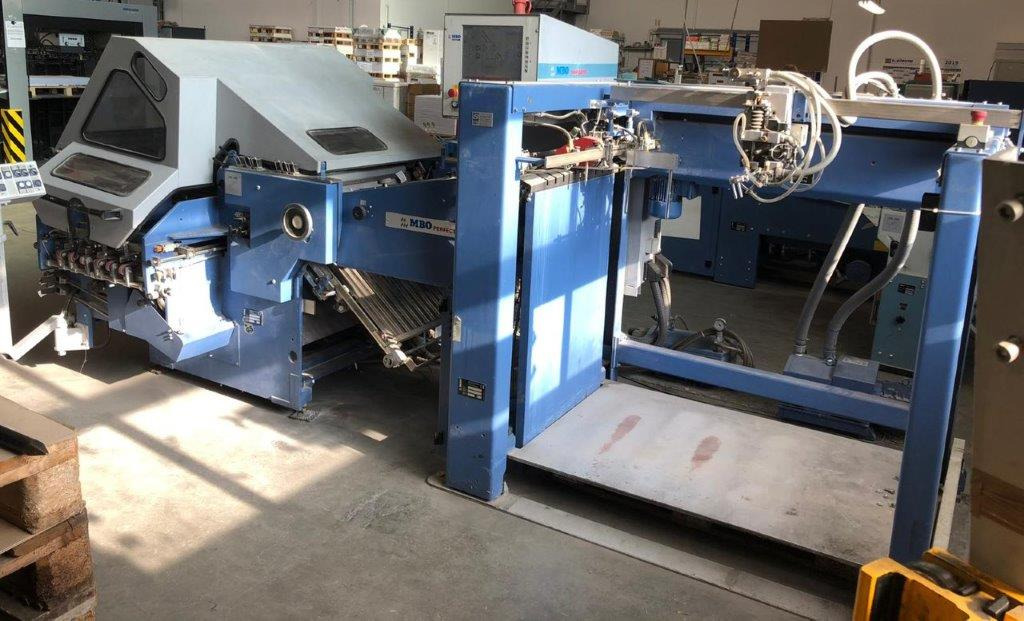 Semi-automatic adjustable combination folding machine MBO K 800.1-SKTL-4-FP from Bj. 2003 - Машина за виткање хартија: слика 4 Semi-automatic adjustable combination folding machine MBO K 800.1-SKTL-4-FP from Bj. 2003 - Машина за виткање хартија: слика 4