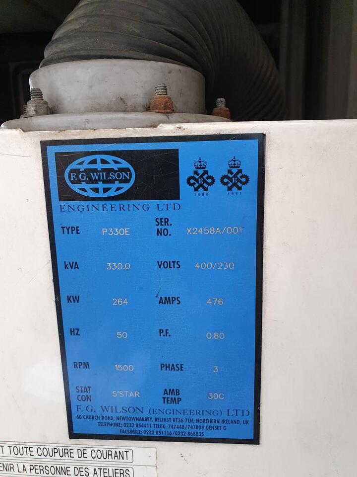 330 kVa Fg Wilson Perkins 2006 TWG2 - Генераторска поставка: слика 5 330 kVa Fg Wilson Perkins 2006 TWG2 - Генераторска поставка: слика 5