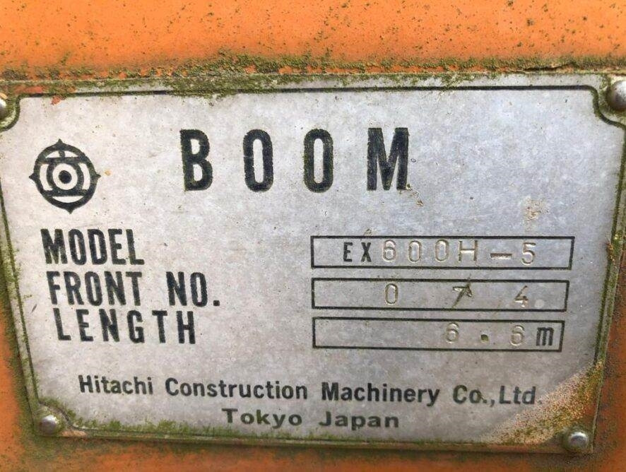 Брана за Градежна машина Hitachi EX600: слика 6 Брана за Градежна машина Hitachi EX600: слика 6