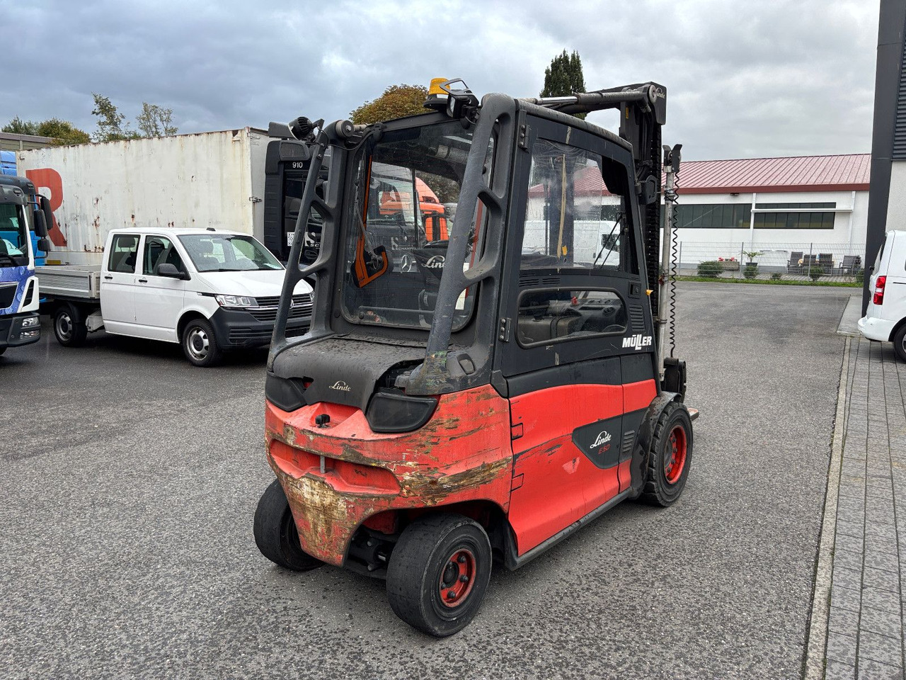 Linde E 50HL-01 Triplex Teleskopgabel - Електричен вилушкар: слика 3 Linde E 50HL-01 Triplex Teleskopgabel - Електричен вилушкар: слика 3
