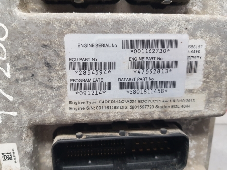Case Puma New Holland T7.200 Engine Ecu Control Unit 5801811458, 2854594 - Единица за контрола за Трактор: слика 2 Case Puma New Holland T7.200 Engine Ecu Control Unit 5801811458, 2854594 - Единица за контрола за Трактор: слика 2