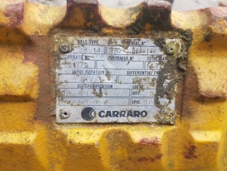 Matbro Carraro 28.14 131779 Axle Body, Housing 131641, 11147 - Оска и делови за Земјоделска машина: слика 2 Matbro Carraro 28.14 131779 Axle Body, Housing 131641, 11147 - Оска и делови за Земјоделска машина: слика 2