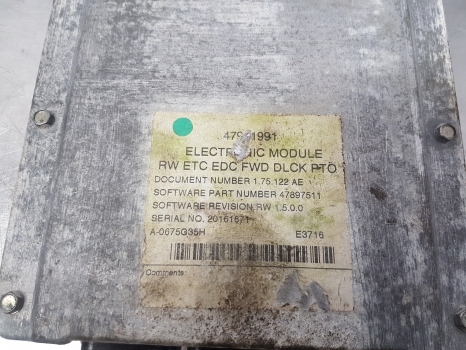 New Holland T5.95, T4, T5, Case Farmall Xcm W/edc, Ecu 47911991, 47381697 - Единица за контрола за Земјоделска машина: слика 3 New Holland T5.95, T4, T5, Case Farmall Xcm W/edc, Ecu 47911991, 47381697 - Единица за контрола за Земјоделска машина: слика 3